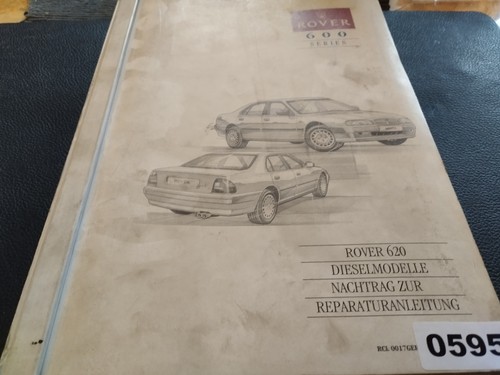 595 rover manuale officina - manuale,