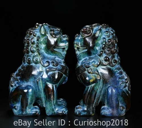 Coppia leone guardia - coppia, 6,4"