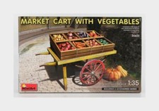 1:35 Miniart Carretto Della Frutta Market Cart With Vegetables Kit MA35623 Model