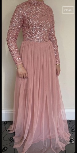 Maxi abito tulle rosa - abito, in