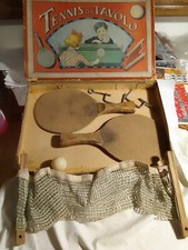 VECCHISSIMA SCATOLA CON GIOCO : '  TENNIS DA TAVOLO  '   !!!!!