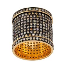 Anello fascia larga con - a,