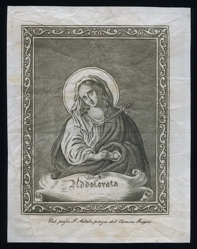 Santino stampa popolare - santino,