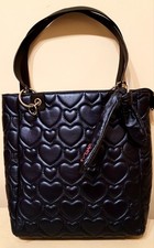 borsa donna blu ecopelle con