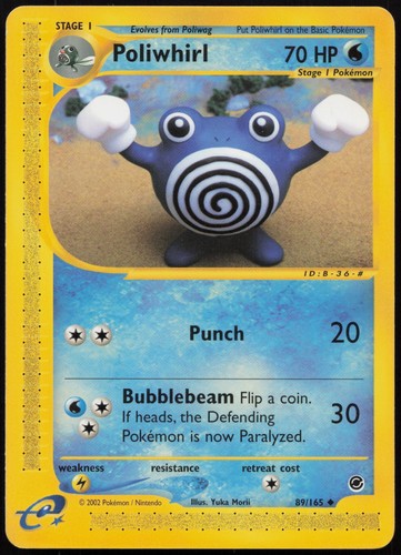Pokemon tcg poliwhirl - pokemon,