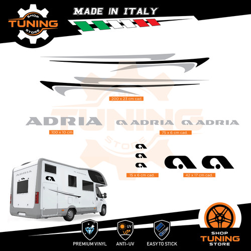 Kit adesivi camper adria - kit,