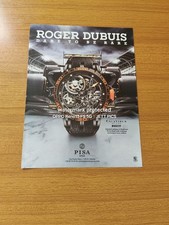ROGER DUBUIS EXCALIBUR SPIDER PIRELLI LIMITED EDITION WATCH OROLOGIO AD PUB