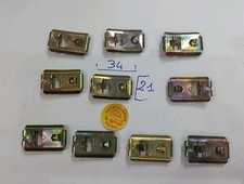 10 Mollette Clips Piastrine