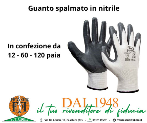 Guanti lavoro nitrile - da, in