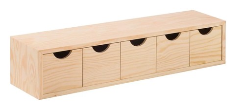 Arredamento cassettiera legno - cassettiera,