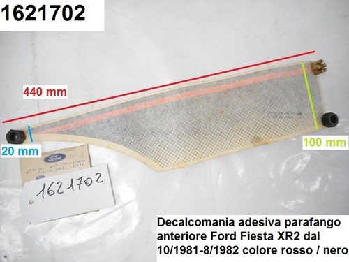 Decalcomania adesiva parafango