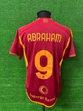 Maglia Roma ABRAHAM Worn Match