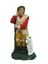 Pastore con Bastone e Cane in