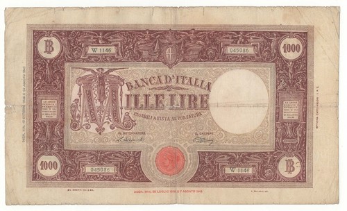 1000 lire grande - b.i, )