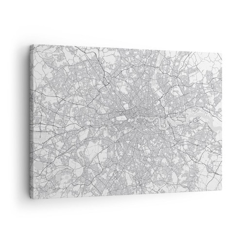 Quadro tela 70x50cm città - quadro,