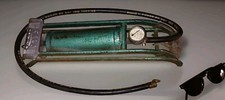 POMPA GONFIAGGIO ruote auto a  pedale  "SILA TORINO" metallo  Vintage Air Pump