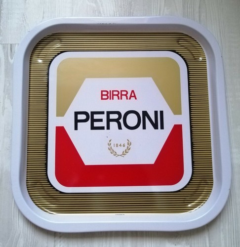 Vassoio latta pubblicitario - di,
