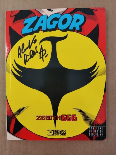 Zagor zenith 666 autografato - zagor,