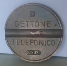 Raro GETTONE TELEFONICO 7502 UDM, usato in buone condizioni.