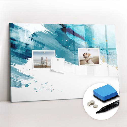 Glas magnettafel pinnwand - glas,