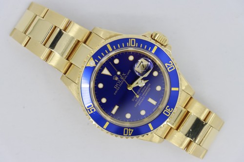 Rolex submariner 16618 blue - submariner,