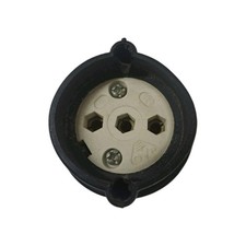 Presa 220 Volt In Ceramica Da Pannello Vintage