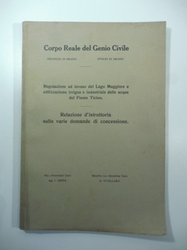 Regolazione invaso del lago - del,
