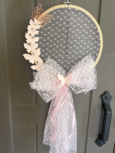 Coccarda ghirlanda bimba