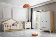 Set moderno 3 pezzi con letto