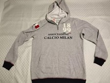 MAGLIA FELPA ZIP CALCIO ADIDAS ASSOCIAZIONE CALCIO MILAN 1899 TG. 16A-XL JERSEY 