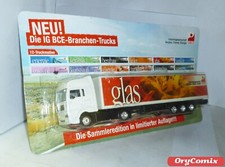 MODELLINO CAMION CON RIMORCHIO - SCALA 1:87 - TRUCK (IG BCE) GLAS - NUOVO