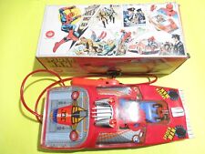 SPIDERMAN REEL AUTO FILOGUIDATA REMOTE BOX GADGET 1979 MARVEL corno UOMO RAGNO