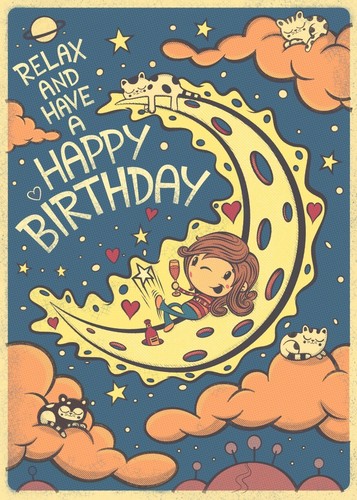 Biglietto buon compleanno - biglietto,