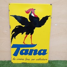 Enamel sign Tana 96x63cm
