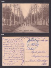 WWI Cartolina Feldpost Mons