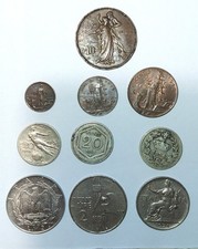 Regno d'Italia -Selezione 10 monete da collezione