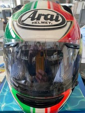 helmet casco moto arai viper gt taglia m bandiera flag tricolore italia vintage 