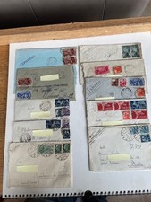 Lotto buste viaggiate - lotto, 10