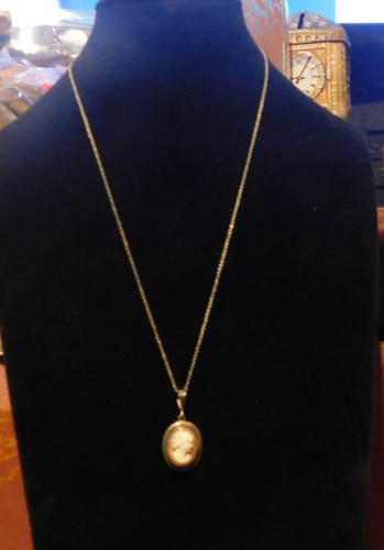 Collana cammeo vintage forse - collana,