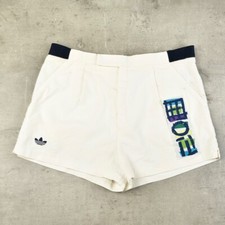 PANTALONCINI CORTI ADIDAS TENNIS 1970S BIANCHI SPORTIVI LARGE