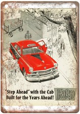 Pubblicità depliant Ford Taxi