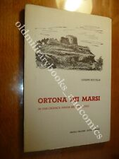 ORTONA DEI MARSI UNA CRONACA INEDITA DEL XVIII SECOLO GIUSEPPE BUCCELLA