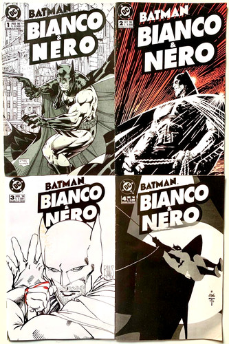 Batman bianco nero - bianco,