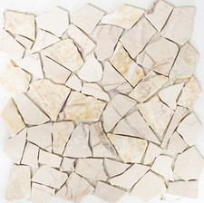 Marmo bruchmosaik oro cream - marmo,