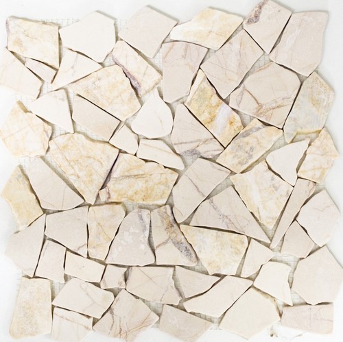 Marmo bruchmosaik oro cream - marmo,