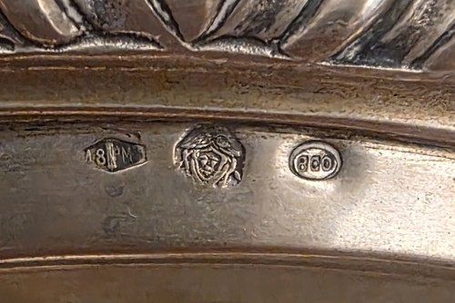 Vassoio argento 800 anni - vassoio,