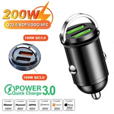 200W Mini Dual Ports USB