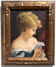 Dipinto Antico Olio su Tela