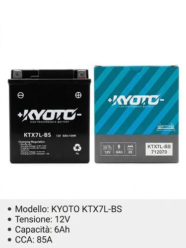 Batteria moto yamaha ybr - batteria,
