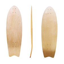 2pcs Surfskate Fish Shape Deck